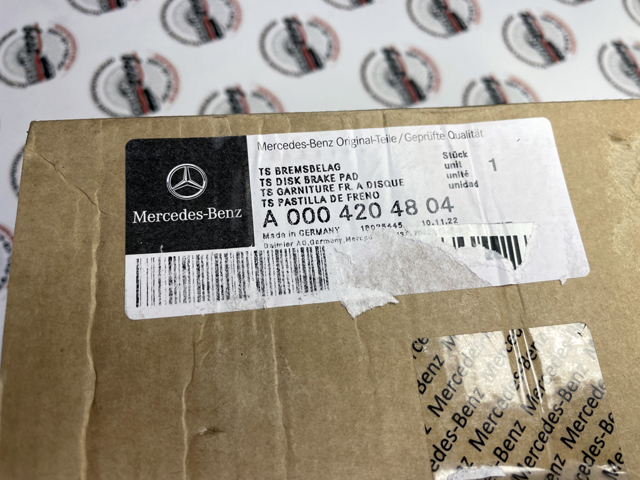 0004204804 MERCEDES Колодки тормозные передние дисковые купить в Украина