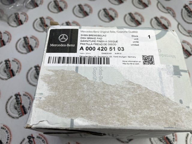 0004205103 MERCEDES Колодки тормозные передние дисковые купить в Днепр