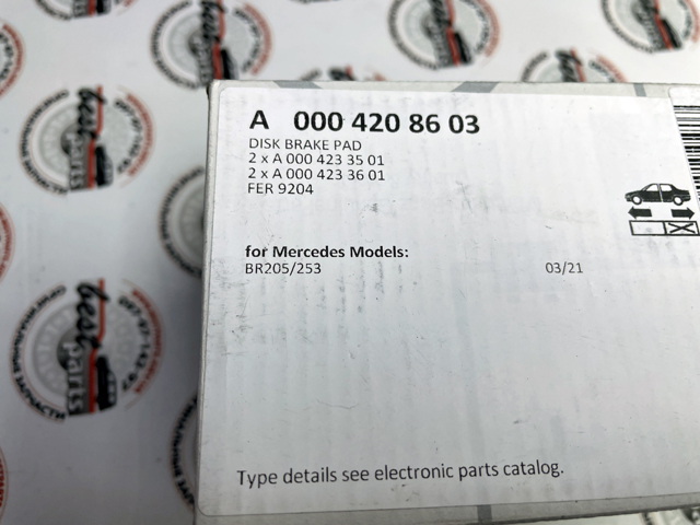 0004208603 MERCEDES Задние тормозные колодки купить в Киев