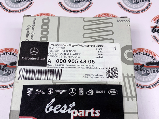 MERCEDES 0009054305 Датчик температуры отработавших газов (ОГ), до катализатора в наличии Полтава