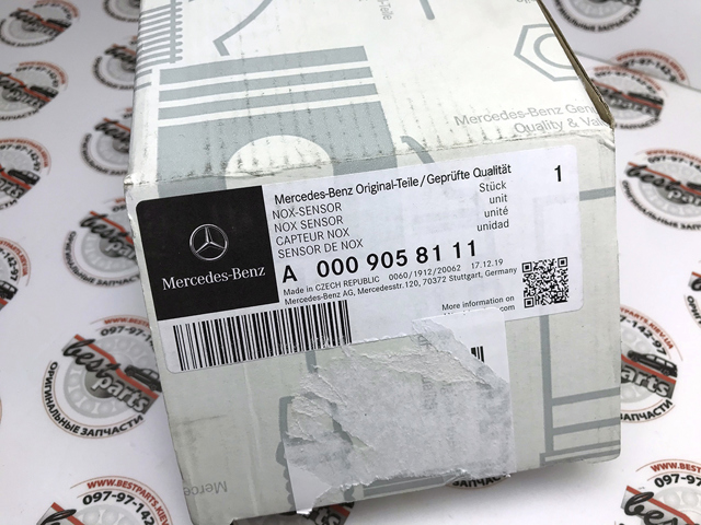 Датчик оксидов азота NOX, задний 0009058111 MERCEDES