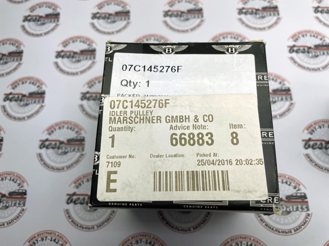 07C145276F BENTLEY Паразитный ролик купить в Сумы