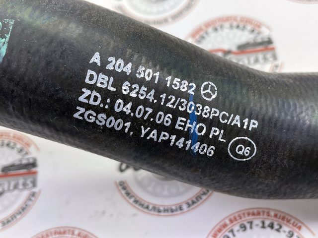 MERCEDES 2045011582 Шланг (патрубок) радиатора охлаждения верхний в наличии Павлоград