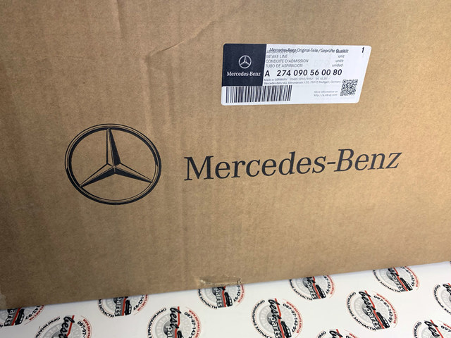Патрубок воздушный, вход в турбину (наддув) 274090560080 MERCEDES