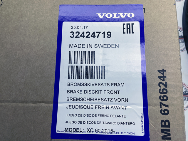 32424719 VOLVO Диск тормозной передний купить в Павлоград