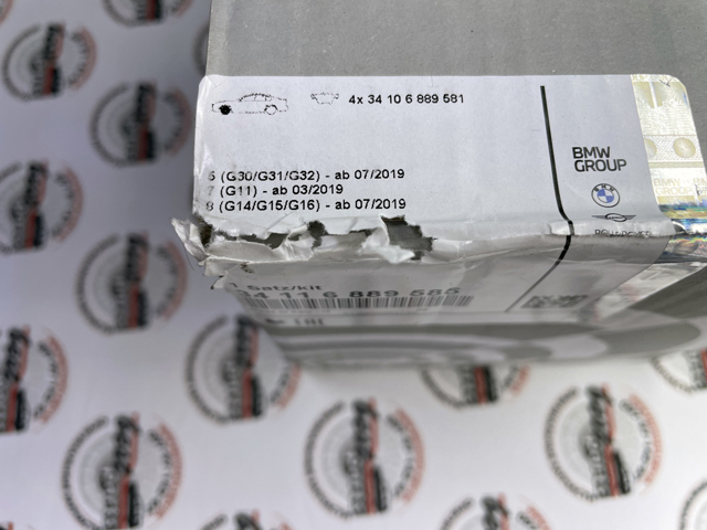 34116889585 Колодки тормозные передние дисковые купить Полтава