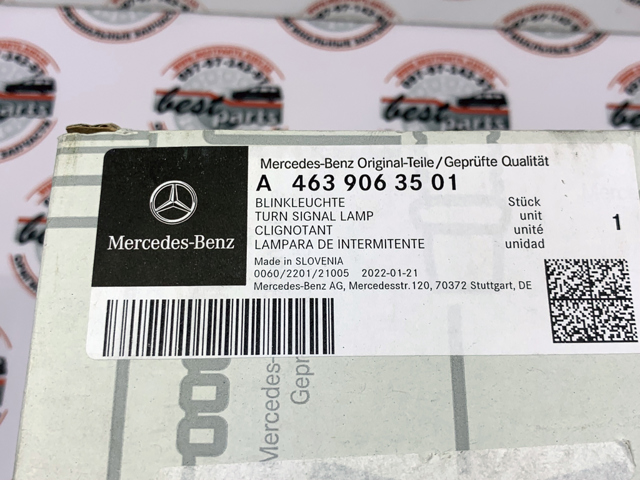 MERCEDES 4639063501 Повторитель поворота на крыле левый в наличии Винница