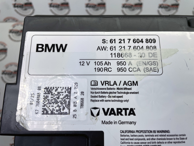 61217604808 BMW Аккумулятор купить в Одесса