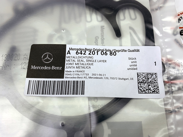 MERCEDES 6422010680 Прокладка водяной помпы в наличии Житомир