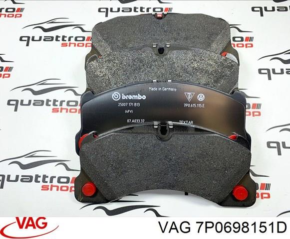 7P0698151D VAG Передние тормозные колодки купить в Черновцы