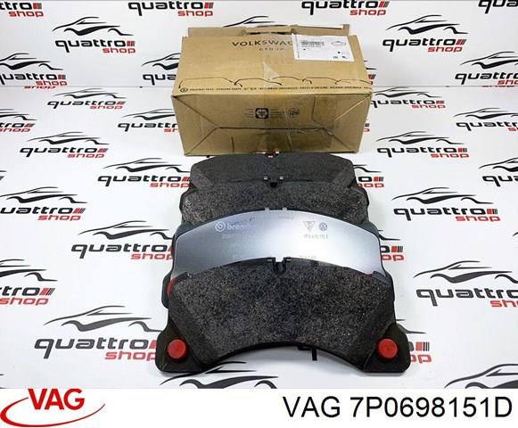 7P0698151D VAG Передние тормозные колодки купить в Киев
