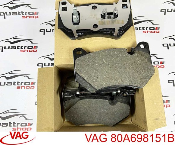 80A698151B VAG Колодки тормозные передние дисковые купить в Житомир