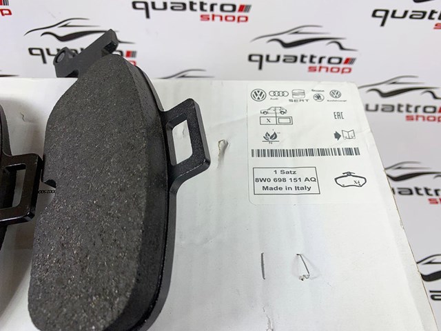 VAG 8W0698151AQ Колодки тормозные передние дисковые в наличии Киев