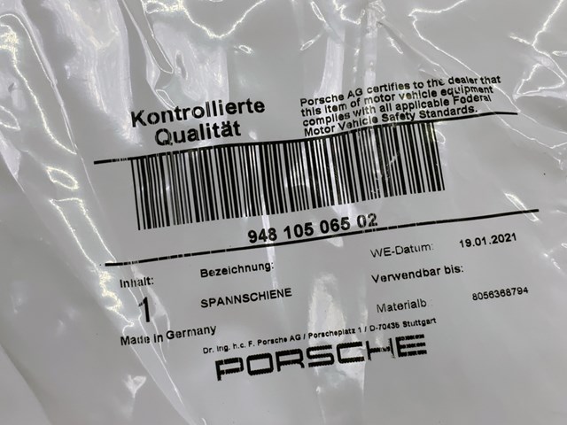 PORSCHE 94810506502 Башмак натяжителя цепи ГРМ в наличии Хмельницкий
