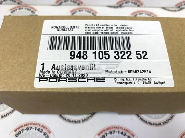 94810532252 PORSCHE Клапан выпускной купить в Полтава
