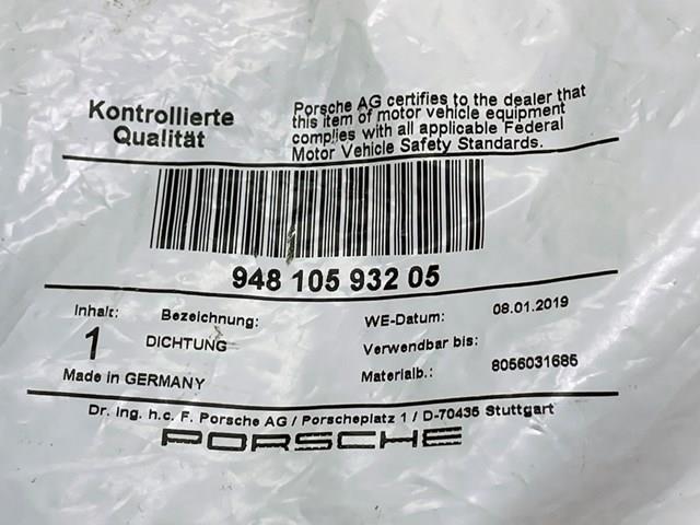 PORSCHE 94810593205 Прокладка клапанной крышки двигателя левая в наличии Тернополь