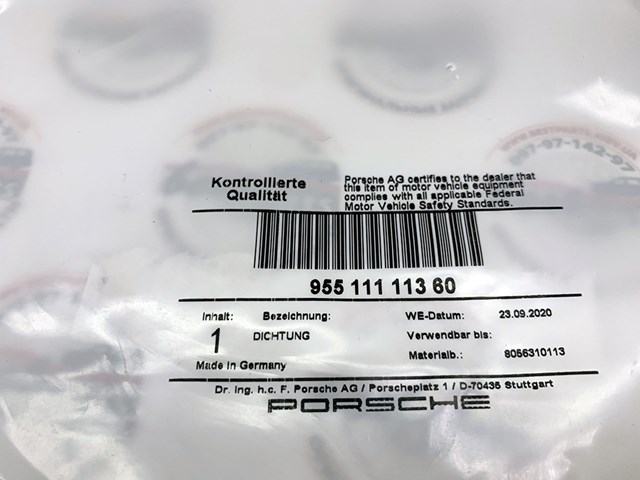95511111360 PORSCHE Прокладка приемной трубы глушителя купить в Кривой Рог