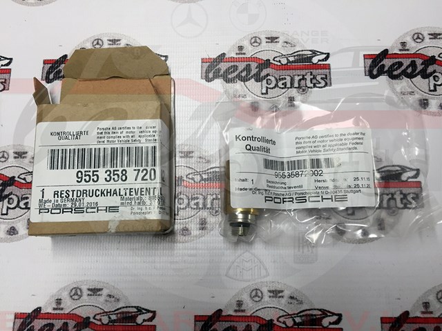 PORSCHE 95535872002 Клапан контроля давления воздуха в пневмоподушке в наличии Тернополь