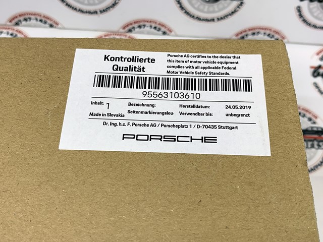 95563103610 PORSCHE Повторитель поворота на крыле правый купить в Каменское