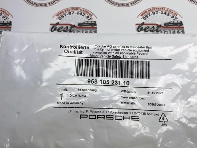 95810523110 PORSCHE Прокладка клапанной крышки двигателя левая купить в Сумы