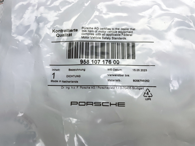 PORSCHE 95810717600 в наличии Сумы