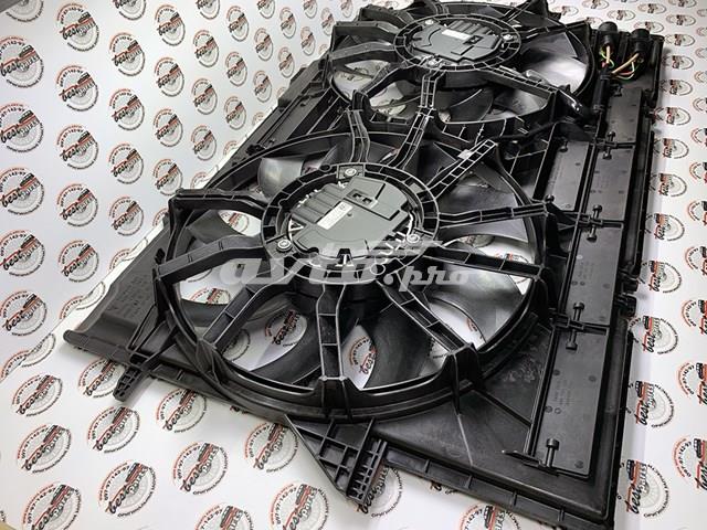 Диффузор радиатора охлаждения в сборе с мотором и крыльчаткой 95B121003 PORSCHE