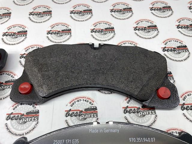 97035194907 PORSCHE Колодки тормозные передние дисковые купить в Запорожье