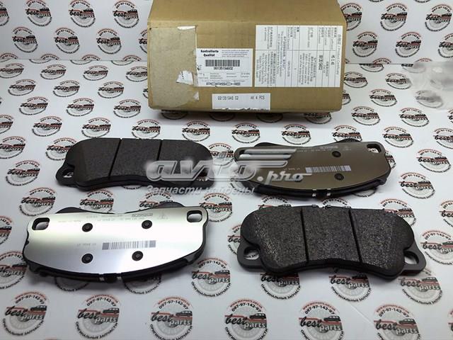 PORSCHE 99135194602 Колодки тормозные передние дисковые в наличии Чернигов