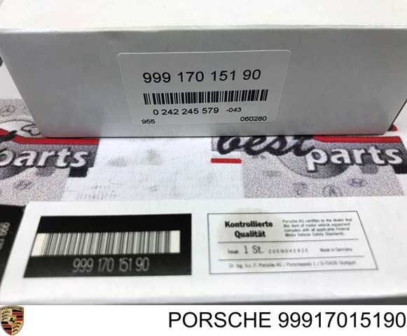 PORSCHE 99917015190 Свеча зажигания в наличии Винница