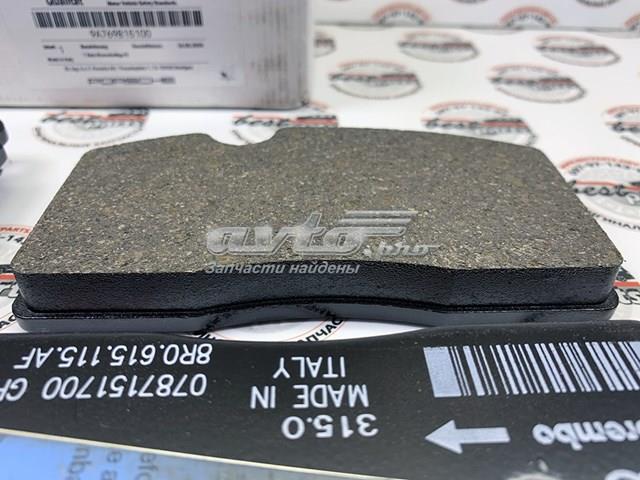 PORSCHE 9A769815100 Колодки тормозные передние дисковые в наличии Черкассы