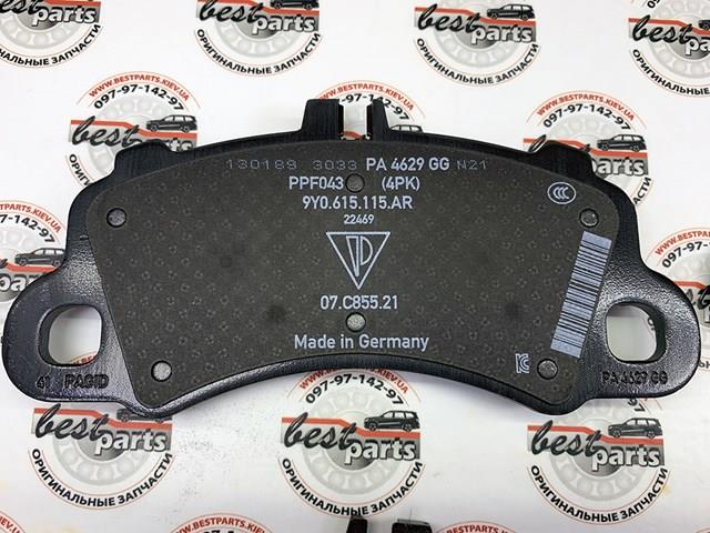 PORSCHE 9Y0698151AR Передние тормозные колодки в наличии Сумы