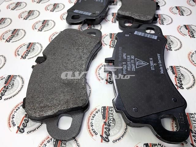 PORSCHE 9Y0698151R Колодки тормозные передние дисковые в наличии Киев