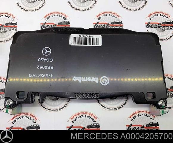 MERCEDES A0004205700 Передние тормозные колодки в наличии Павлоград