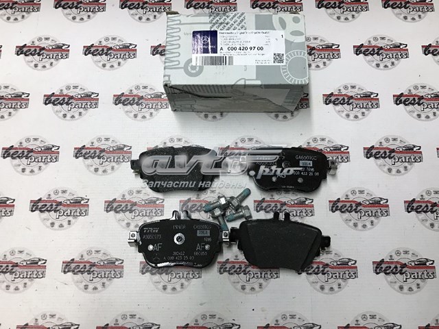A0004209700 MERCEDES Задние тормозные колодки купить в Николаев