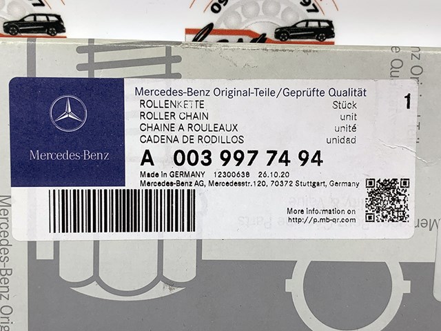 A0039977494 MERCEDES Цепь масляного насоса купить в Днепр