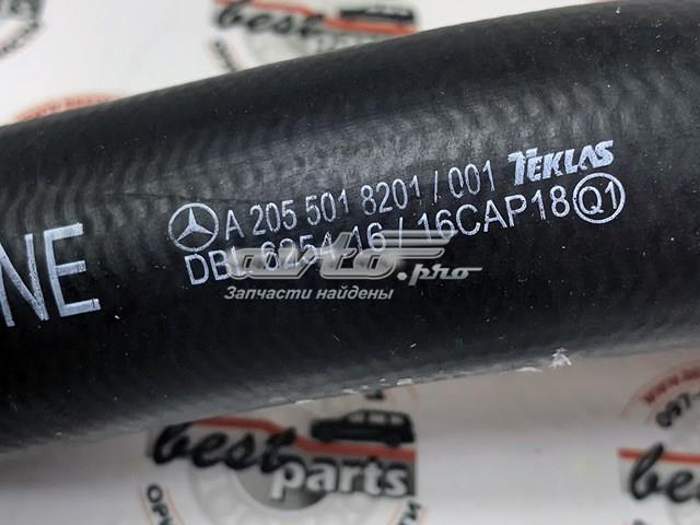 MERCEDES A2055018201 Патрубок радиатора в наличии Чернигов