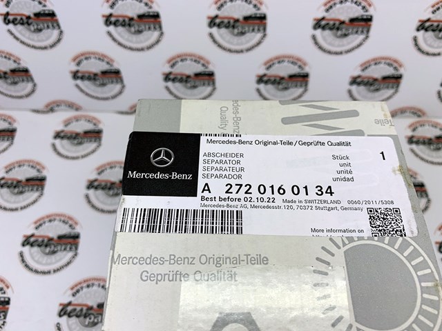 A2720160134 MERCEDES Маслоотделитель картерных газов купить в Черкассы