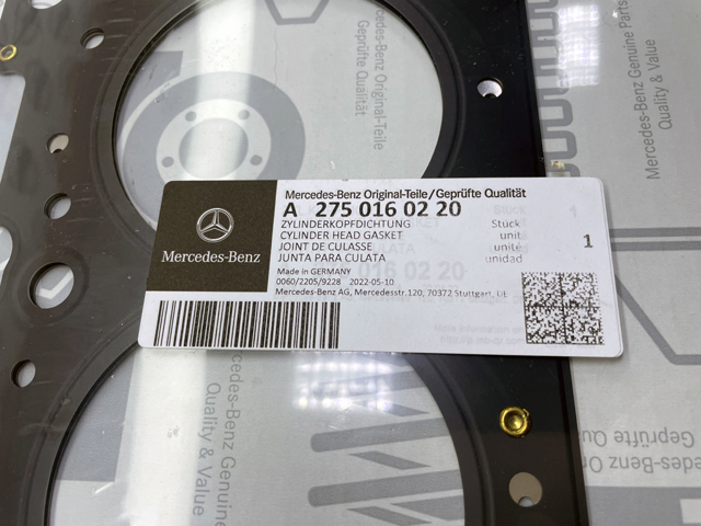 MERCEDES 2750160220 Прокладка головки блока цилиндров (ГБЦ) левая в наличии Днепр
