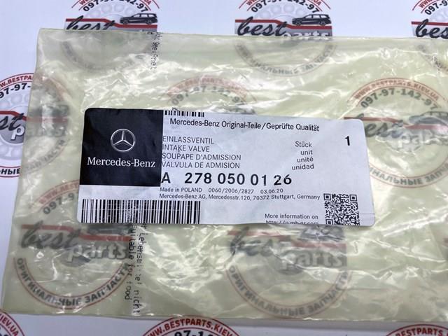 MERCEDES A2780500126 Клапан впускной в наличии Хмельницкий