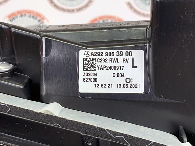 MERCEDES A2929063900 Фонарь задний левый внутренний в наличии Кривой Рог