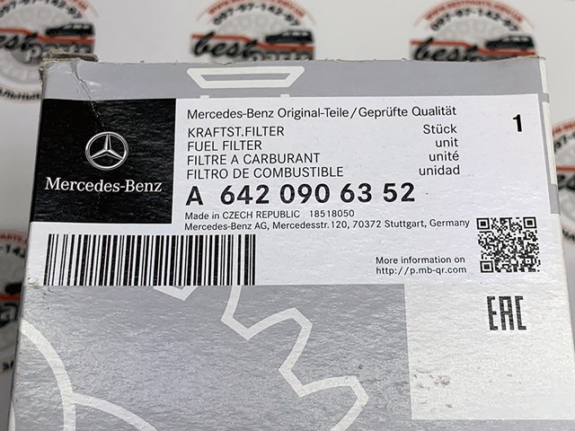A6420906352 MERCEDES Фильтр топливный купить в Полтава