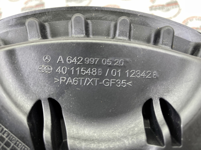 Патрубок воздушный, выход из турбины/компрессора (наддув) A6429970520 MERCEDES