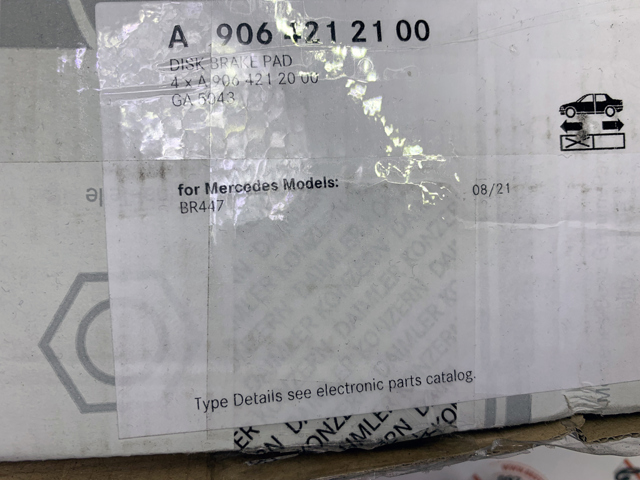MERCEDES 9064212100 в наличии Каменское