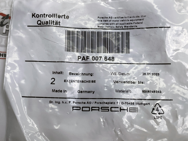 PORSCHE PAF007648 в наличии Черкассы