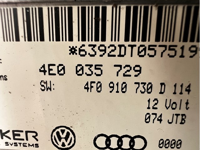 VAG 4E0035729 Блок управление Bluetooth в наличии Львов
