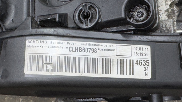 VAG CLHB Двигатель в сборе в наличии Сумы