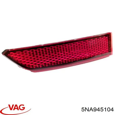 5NA945104 VAG Катафот (отражатель) заднего бампера правый купить в Винница