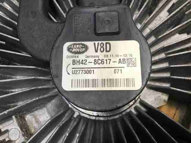 Ventilador elétrico de esfriamento montado (motor + roda de aletas) LR022732 Land Rover