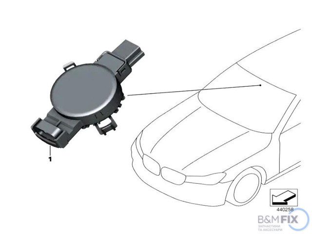 Датчик дождя 61356814598 BMW