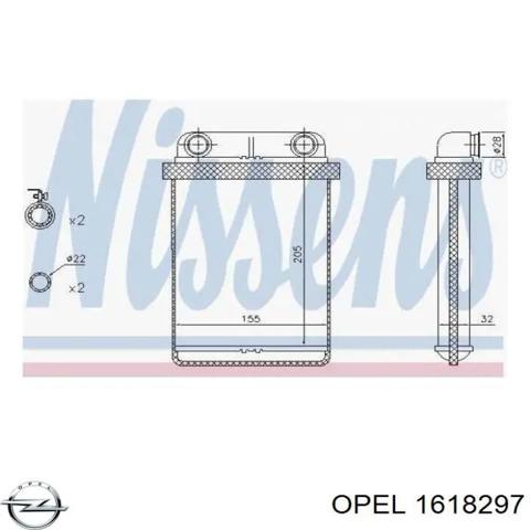 1618297 OPEL Радиатор печки (отопителя) купить в Хмельницкий